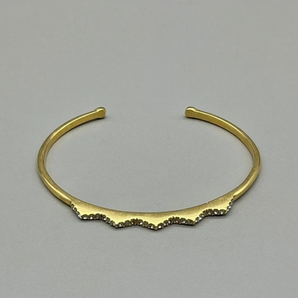 Stella & Dot Bracelet Women Gold Tone Anchor Elephant Enamel Stack Lot 7-8 Inch